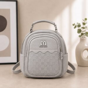 MinMin Classic Light Grey Backpack